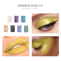 Kilshye E-Gold 6 metallic finish catches light with rich pigment on lids.