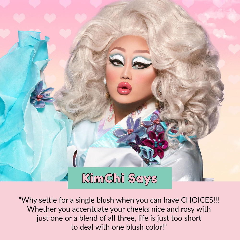 Kimchi Chic Cheeky 3Some travel-friendly palette fits purse.