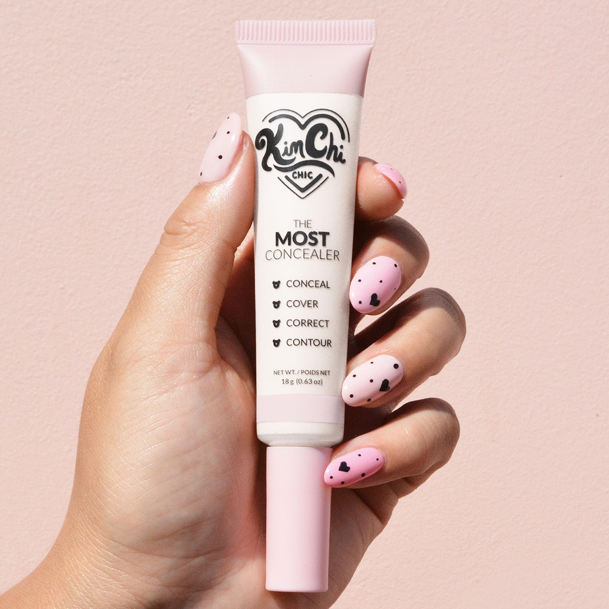 KimChiChic Beauty The Most Concealer built-in brush enables precise, mess-free application
