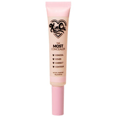Kimchi Chic concealer on face application for blemish and dark circle coverage