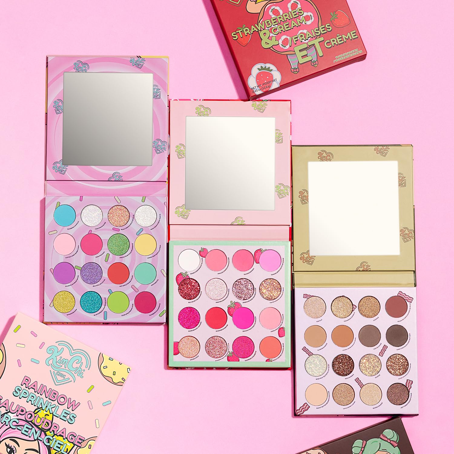 Kimchi Chic Donut Eyeshadow Palette day-to-night versatility for various occasions.