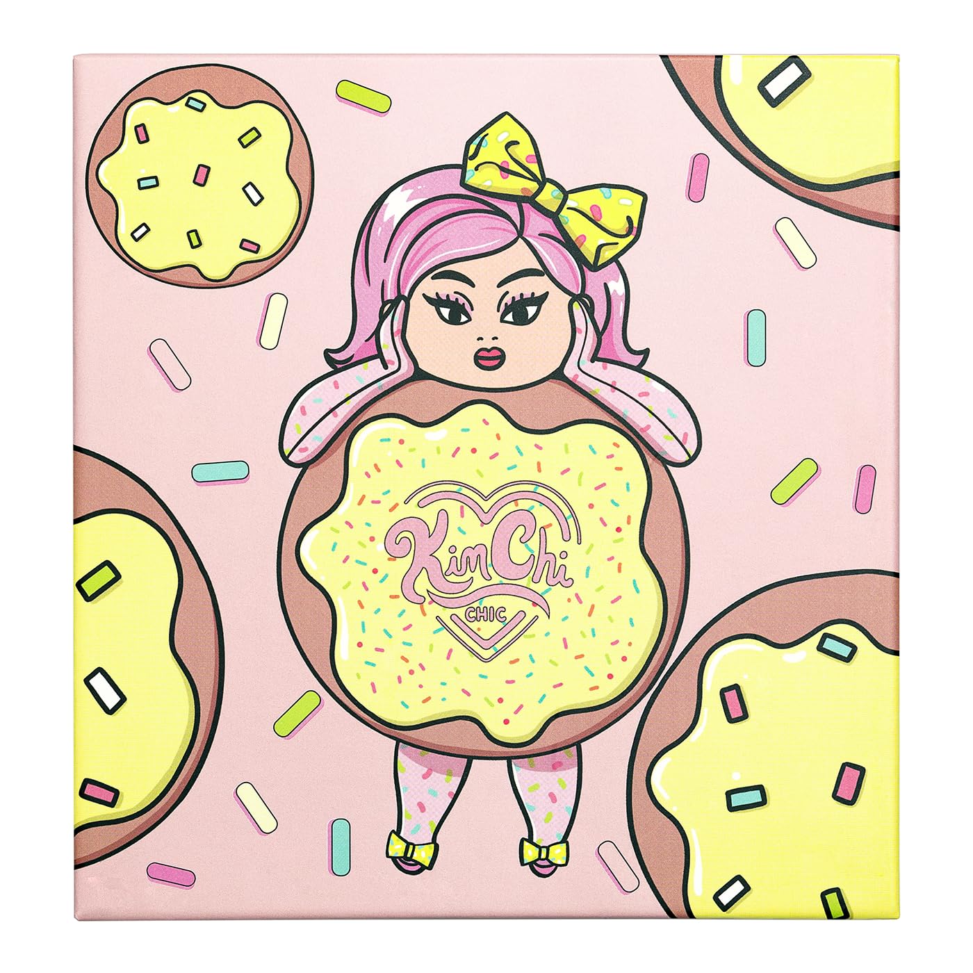 Kimchi Chic Donut Eyeshadow Palette comprehensive color collection inspires experiments.
