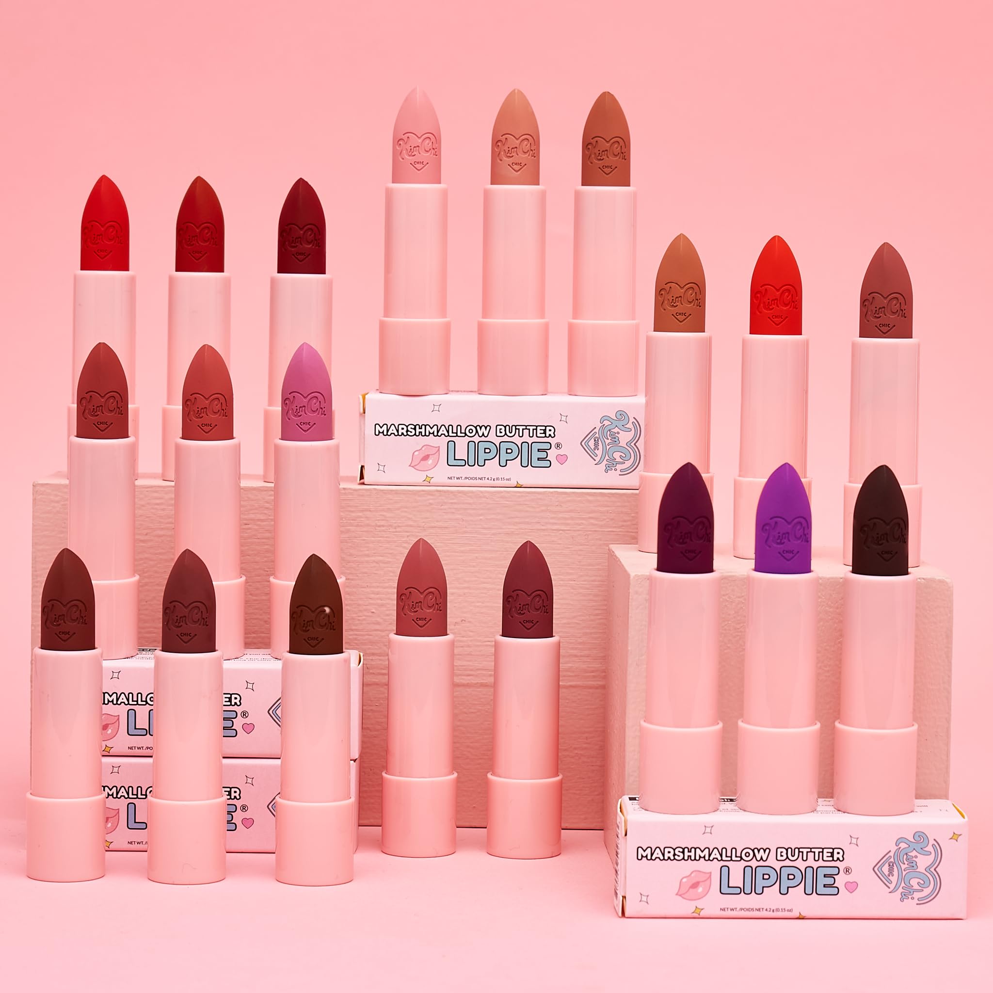 Kimchi Chic Marshmallow Butter Lippie compact tube ready for on-the-go touchups