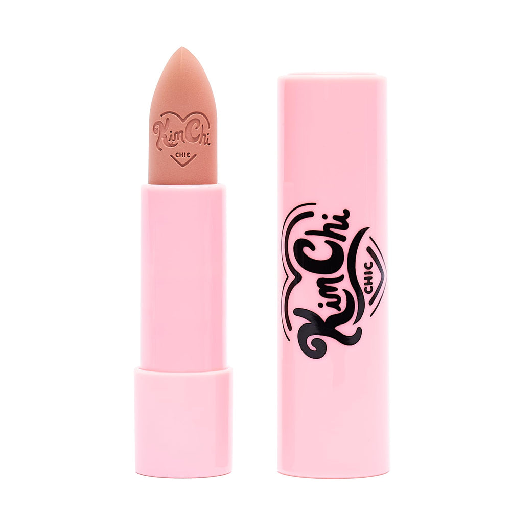 Kimchi Chic Marshmallow Butter Lippie Café Au Lait twist demonstrates creamy texture for smooth application