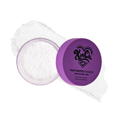 KimChi Chic Mini Me White Powder Set bottle for a soft-focus long-lasting finish.