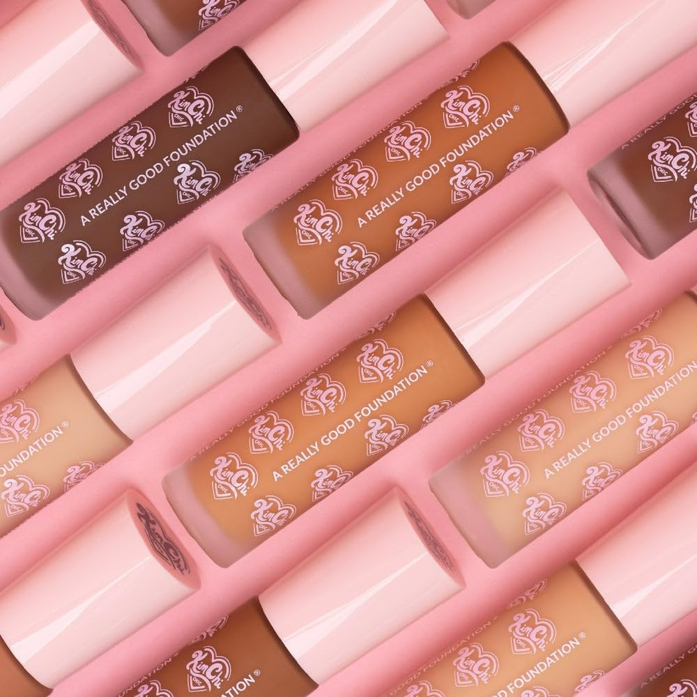 KimChiChic packaging display highlighting vegan and cruelty-free branding