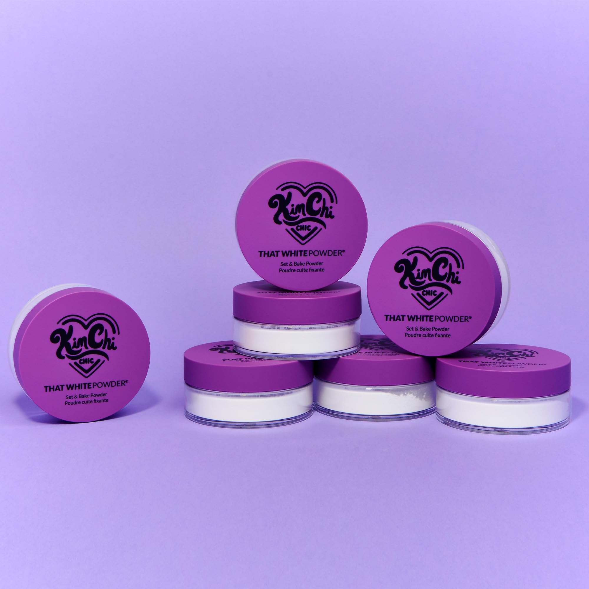 Kimchi Chic That WhitePowder helps lock makeup for long-lasting wear.