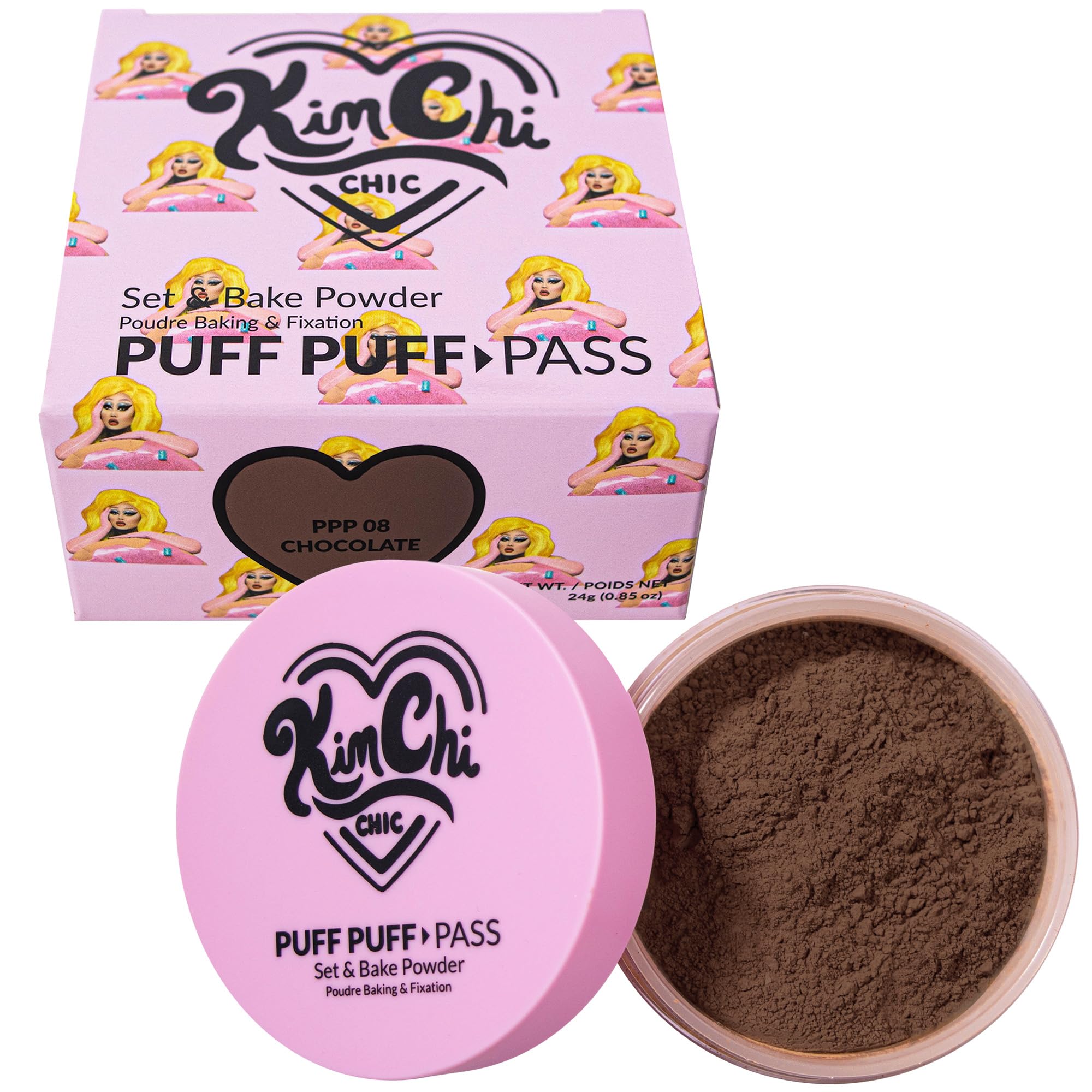 Kimchi Chic Puff Puff Pass Set loose powder for a soft matte finish