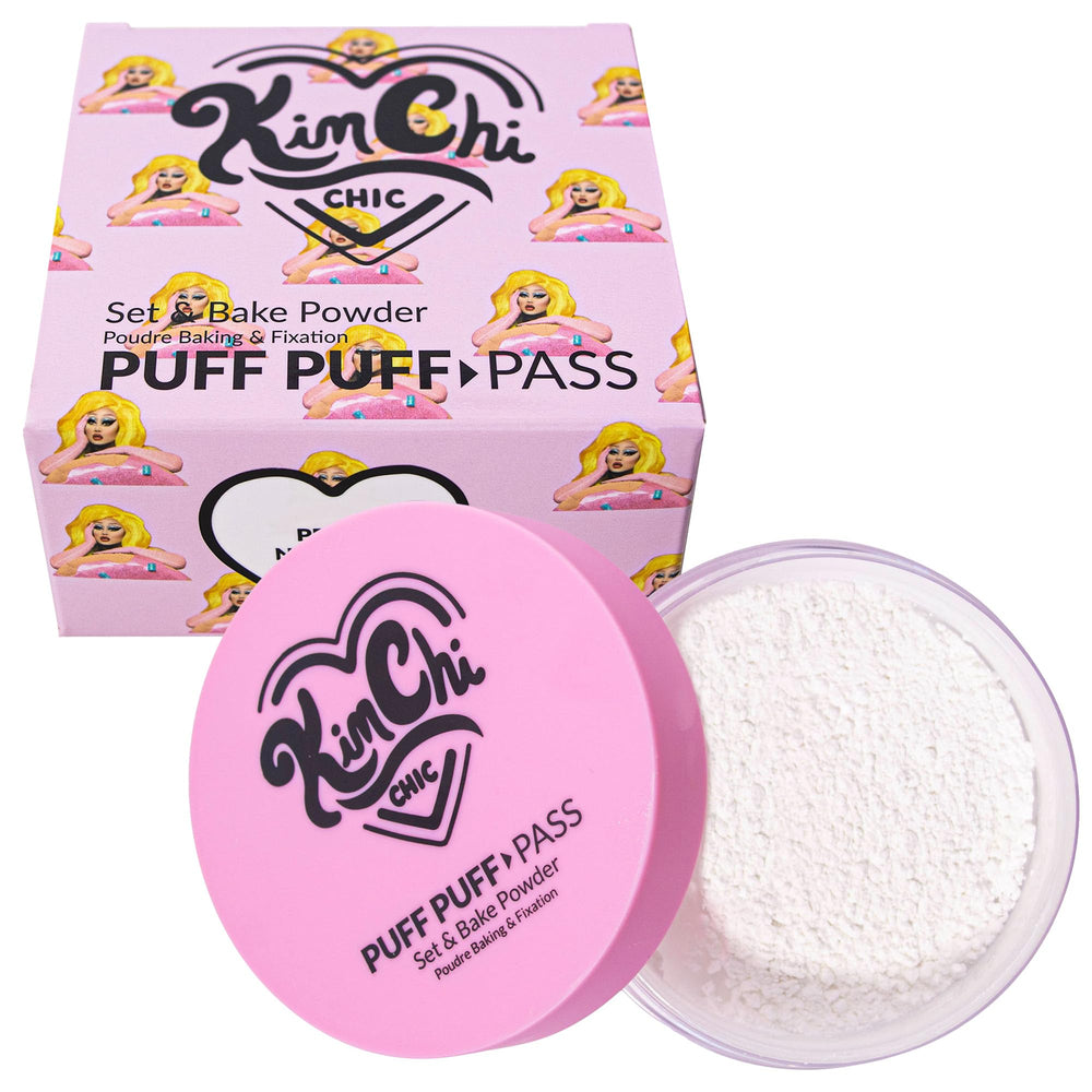 KimChiChic Puff Puff Pass Set and Bake powder compact for flawless setting and portability