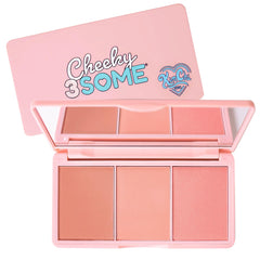 KimChiChic Beauty Cheeky 3Some blush trio compact with mirror for on-the-go touchups.