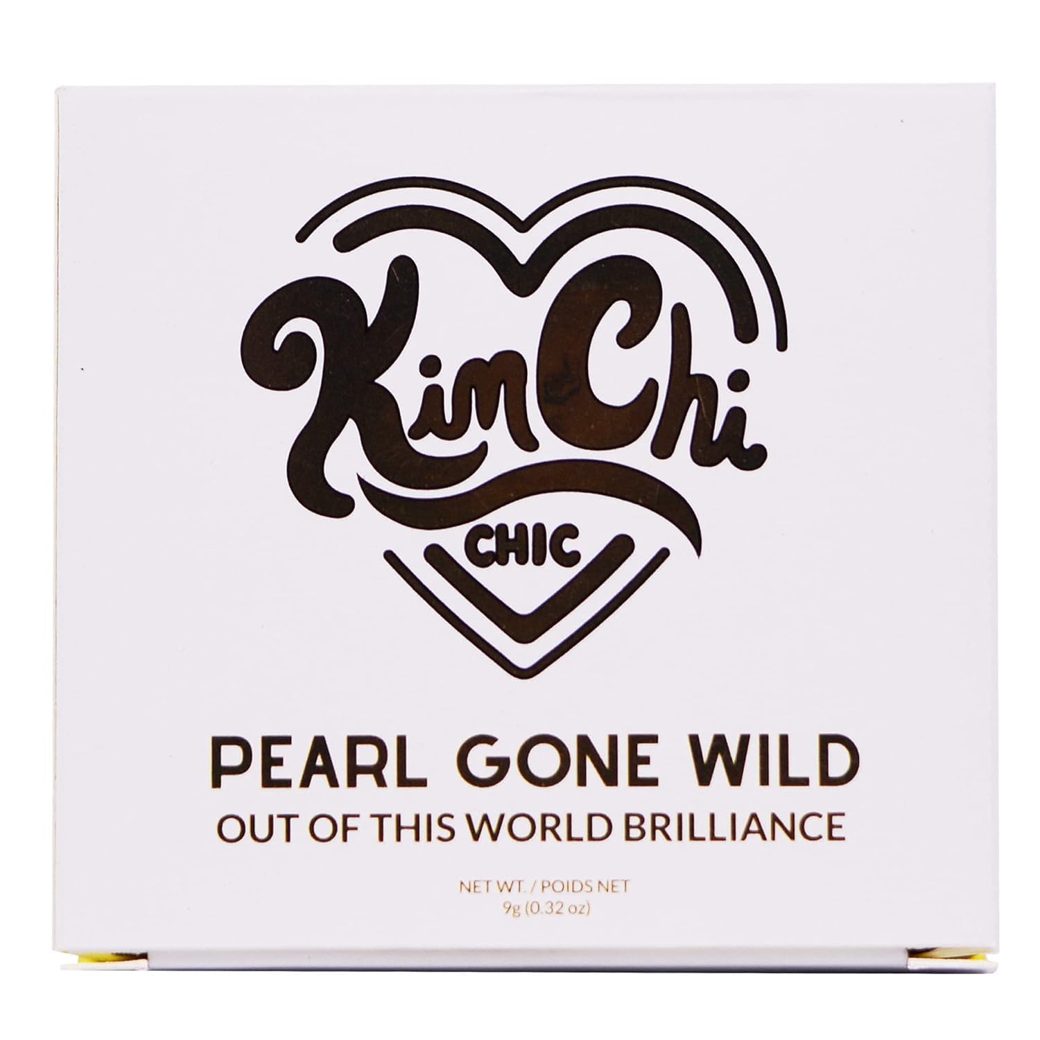 KimChiChic Pearl Gone Wild decolletage glow on neck and shoulders