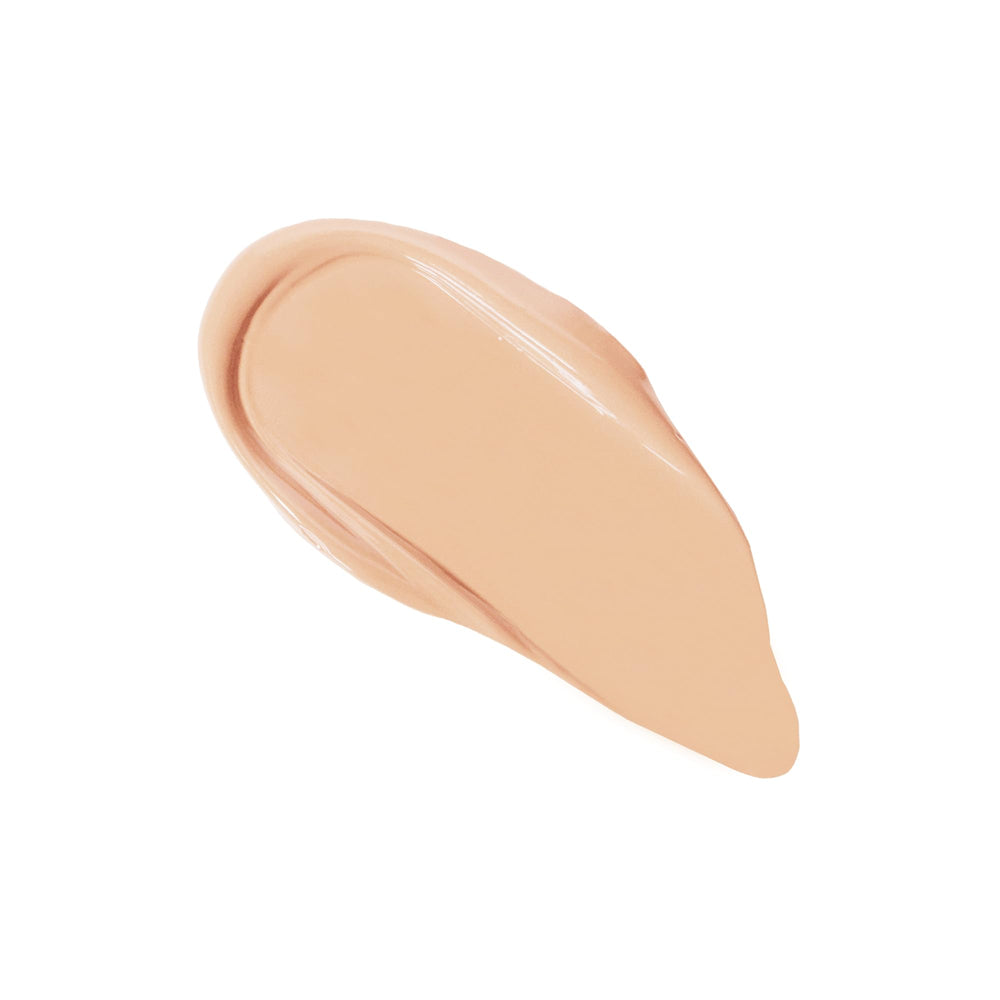 KimChiChic The Most Concealer swatch on skin shows buildable coverage