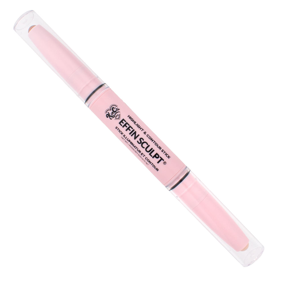 KimChiChic Eff*n Sculpt dual-ended stick on-the-go highlight and contour in one.