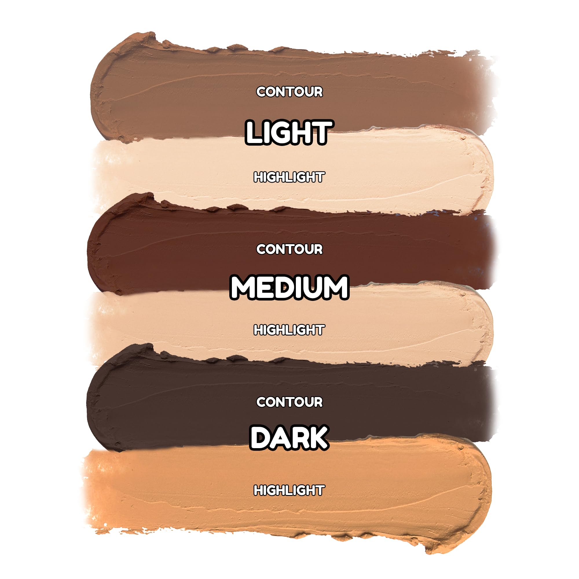 KimChiChic Eff*n Sculpt light shade application highlighting gentle definition on fair skin.