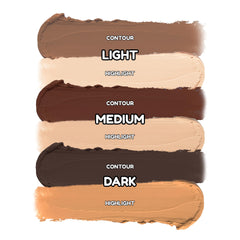 KimChiChic Eff*n Sculpt light shade application highlighting gentle definition on fair skin.