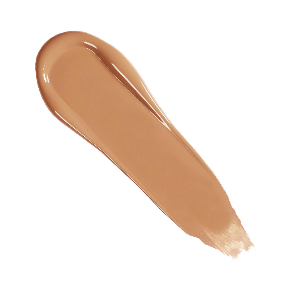 KimChiChic foundation in a makeup setup highlighting lightweight texture.