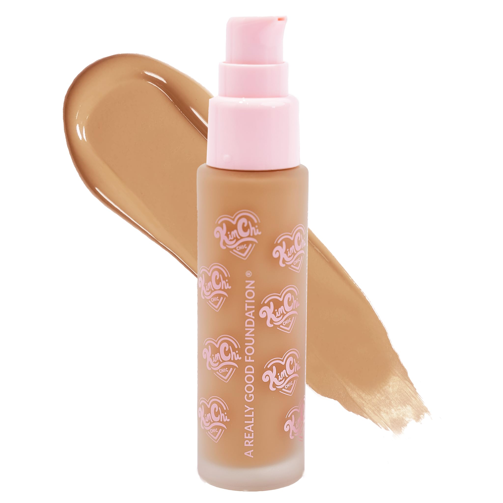 KimChiChic foundation delivering flawless coverage for a natural look.