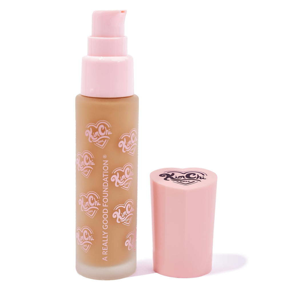 KimChiChic foundation in a lightweight, breathable formula for everyday wear.