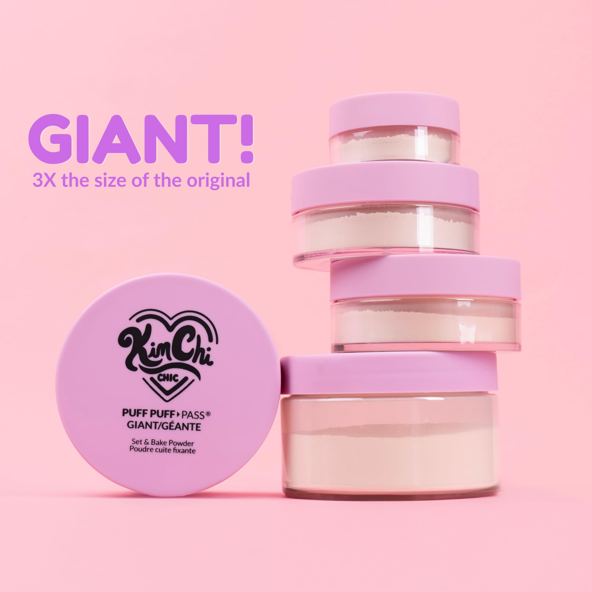 Loose setting powder close-up reveals finely milled texture ideal for seamless blend