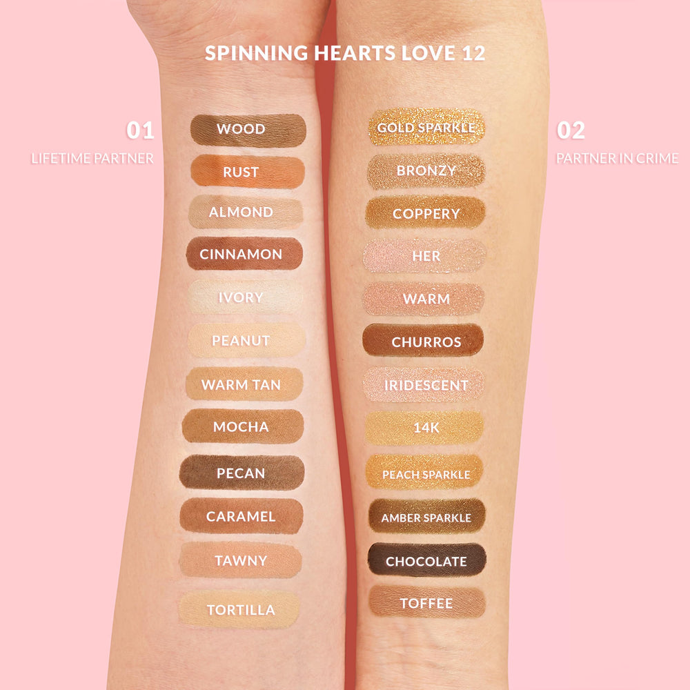 Shimmer shades add subtle glow for evening looks in KimChiChic palette