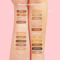 Shimmer shades add subtle glow for evening looks in KimChiChic palette