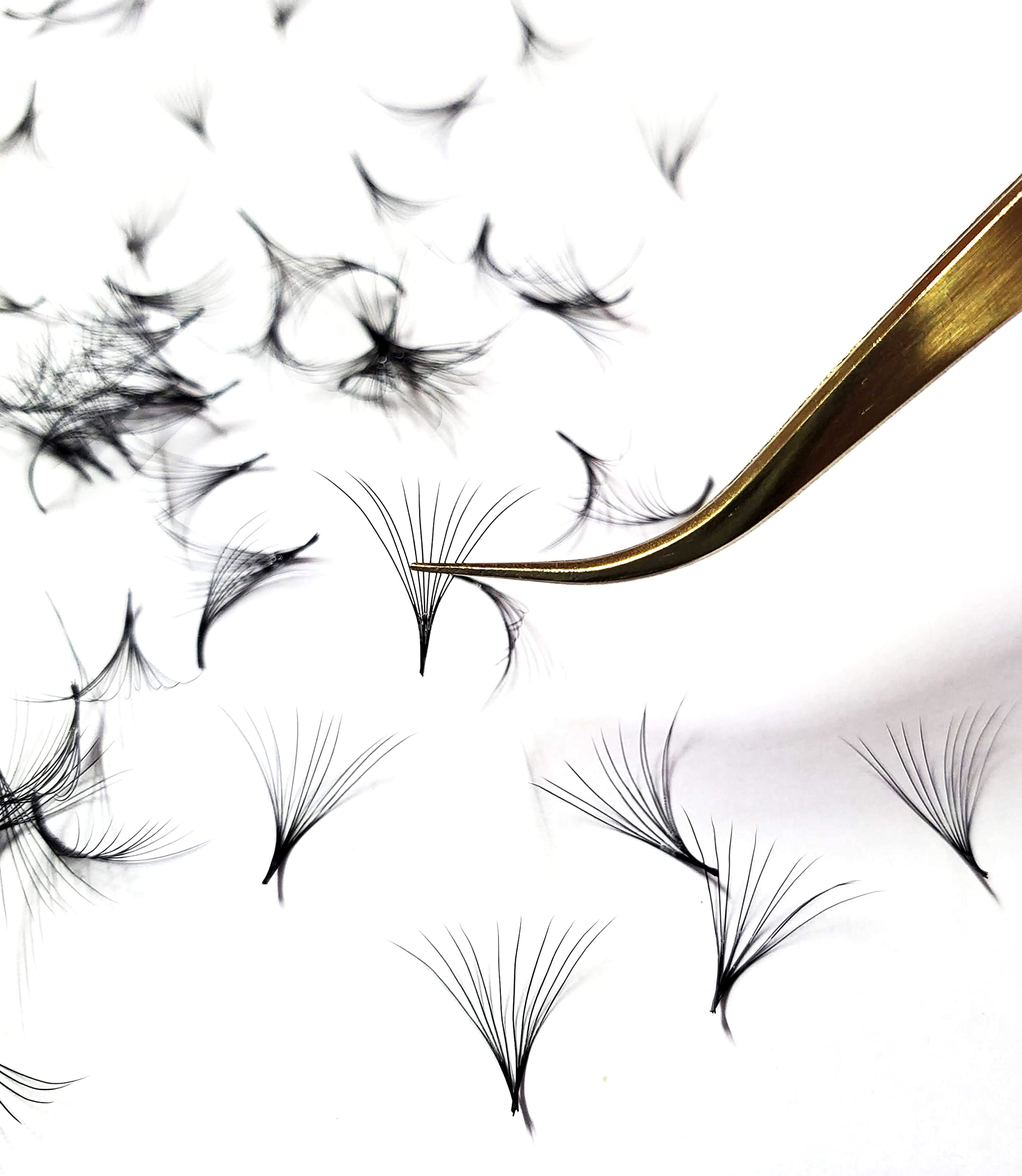 Kimeyelashes promade fans 4D to 10D enable quick, consistent application.