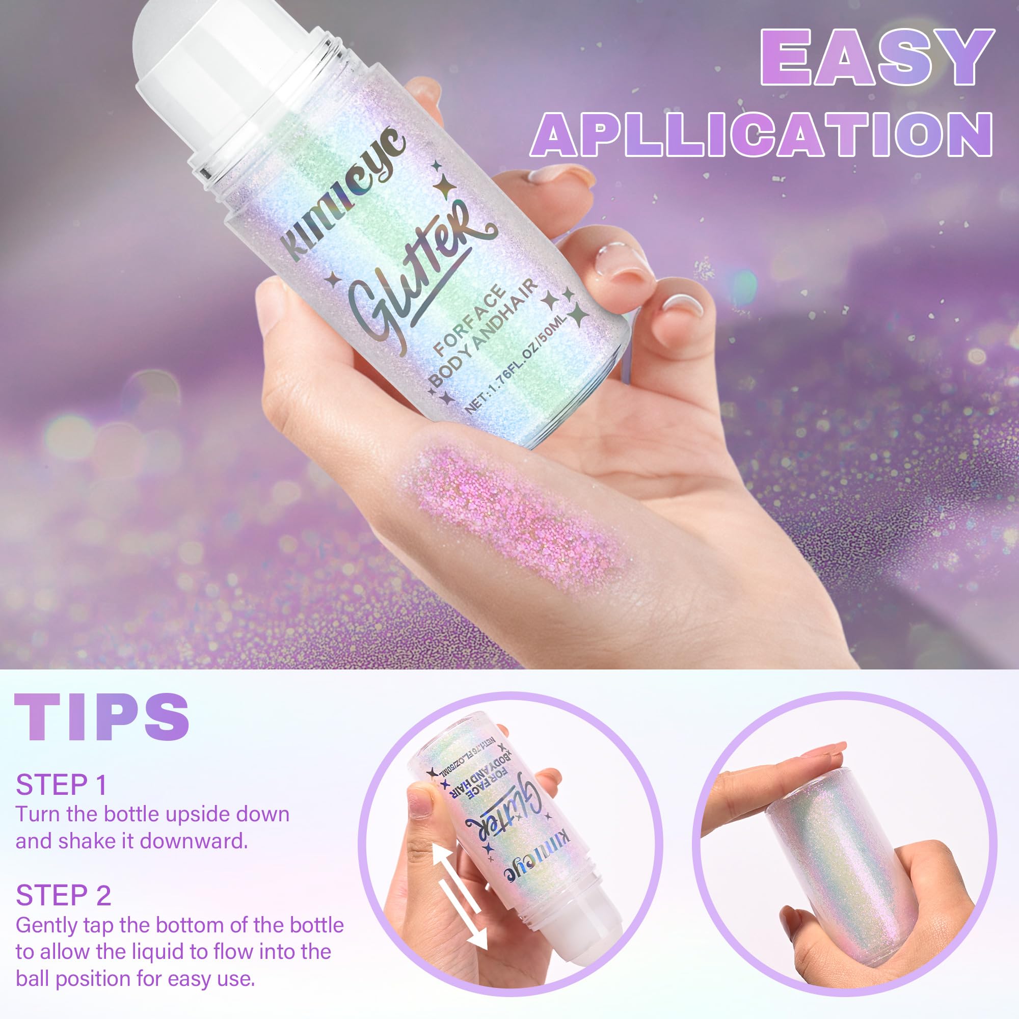 KIMIEYE easy removal with soap water for quick cleanup