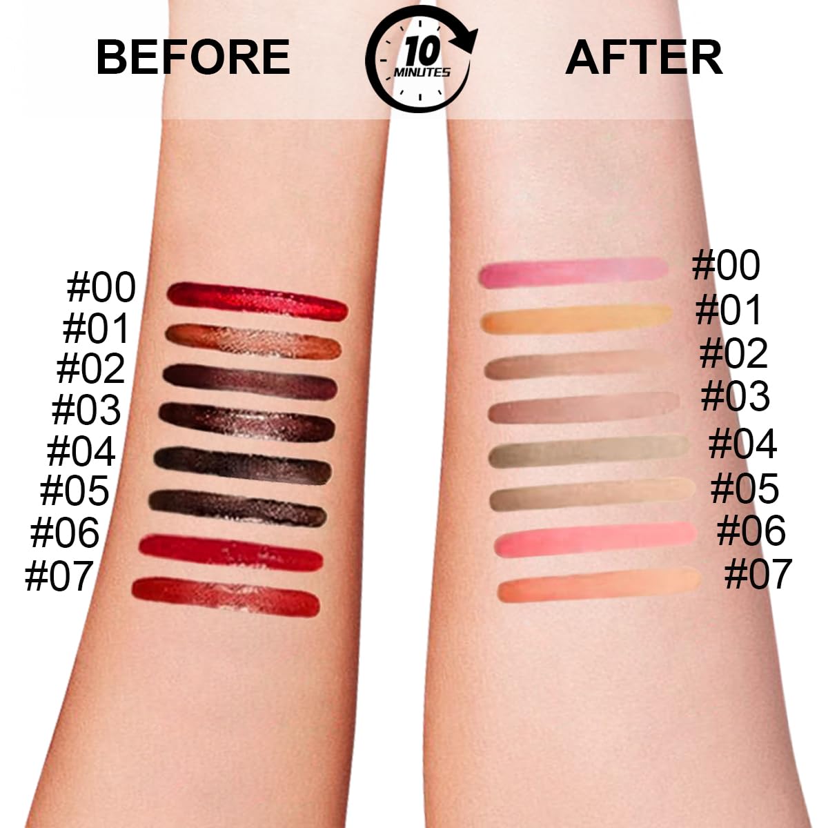 Kimieye Transfer-proof matte finish delivers a durable, weightless feel on lips.