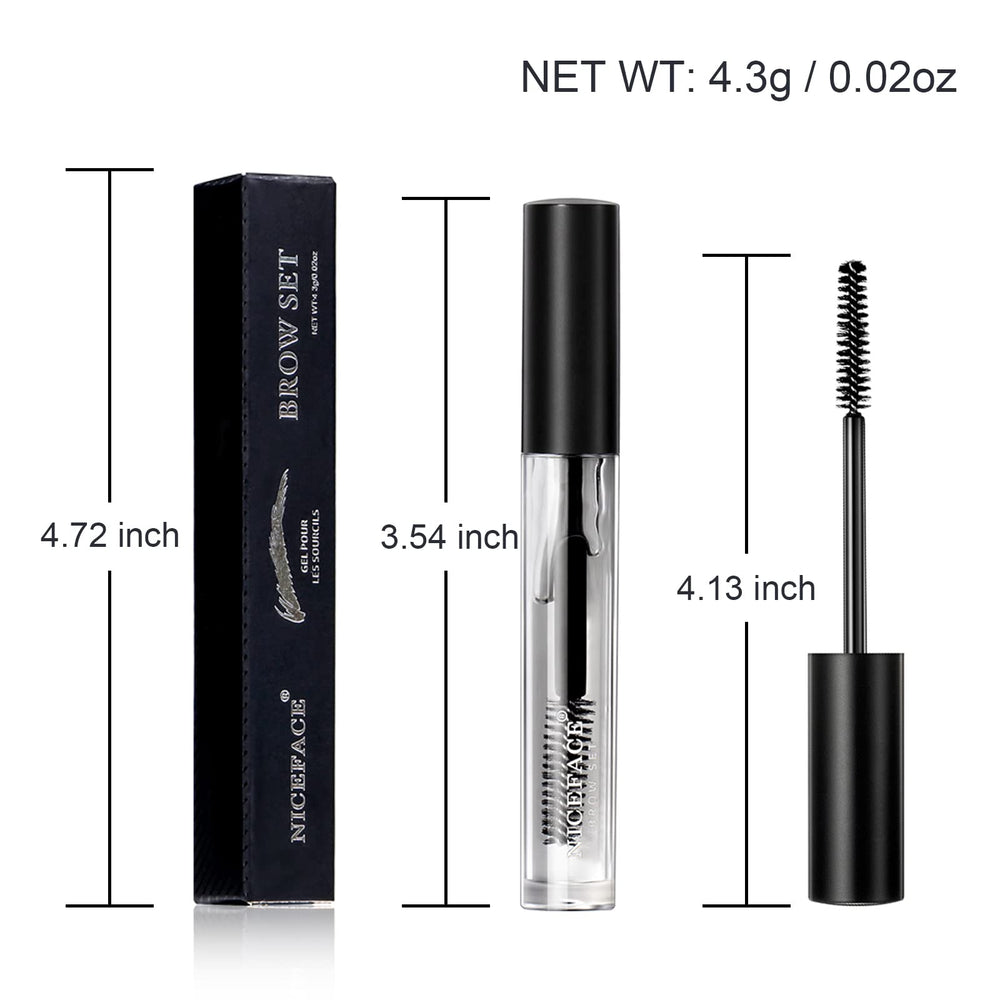 KIMIEYE travel-friendly eyebrow gel kit fits in your bag for quick touch-ups.