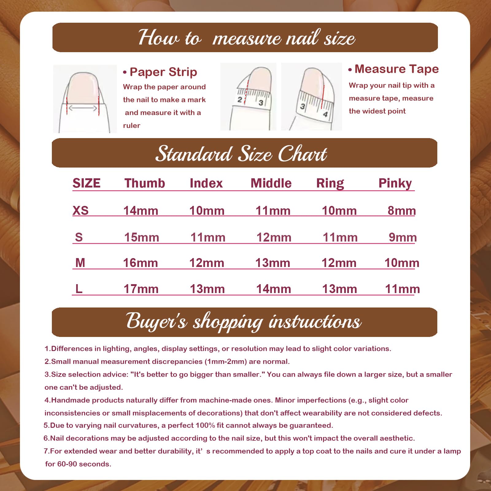 Nail prep tools from KimKista kit for smooth wear