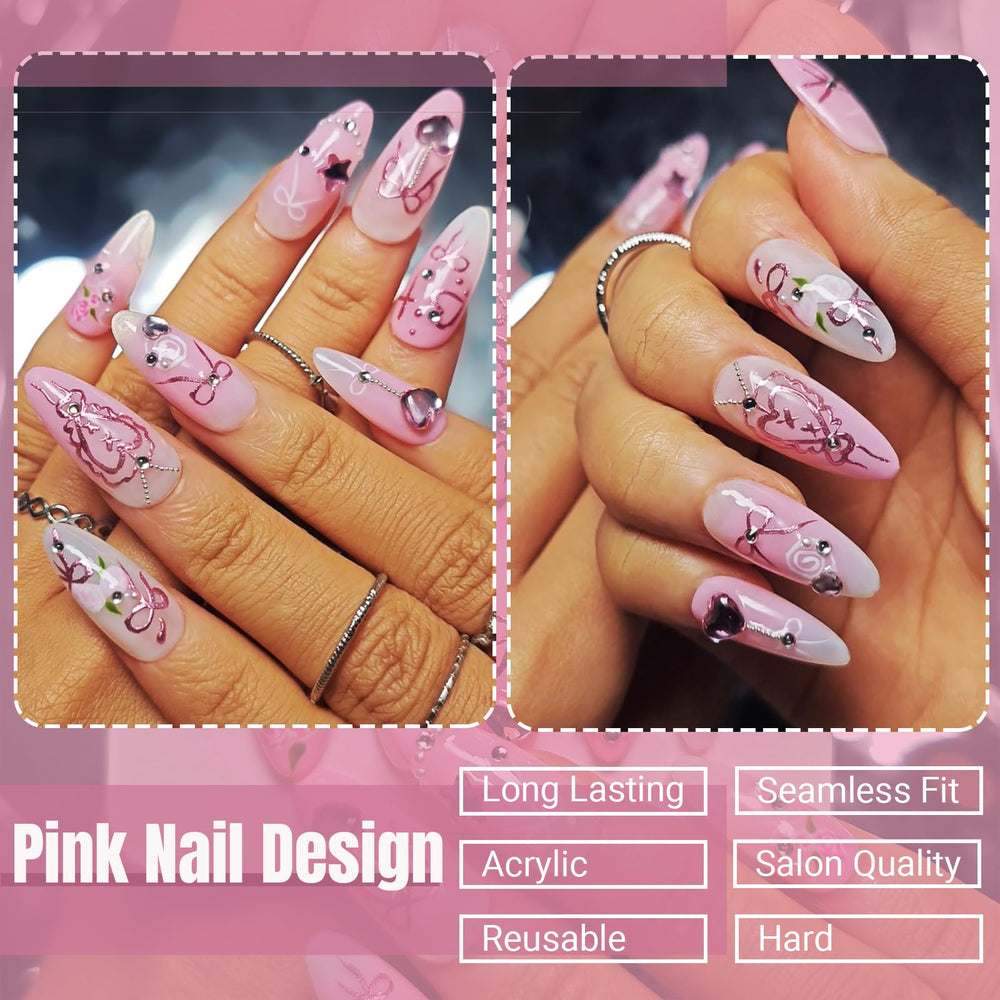 KimKista long-wear press-on kit for quick at-home manicure
