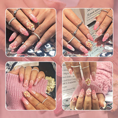 KimKista nails show blush pink gradient for romantic occasions