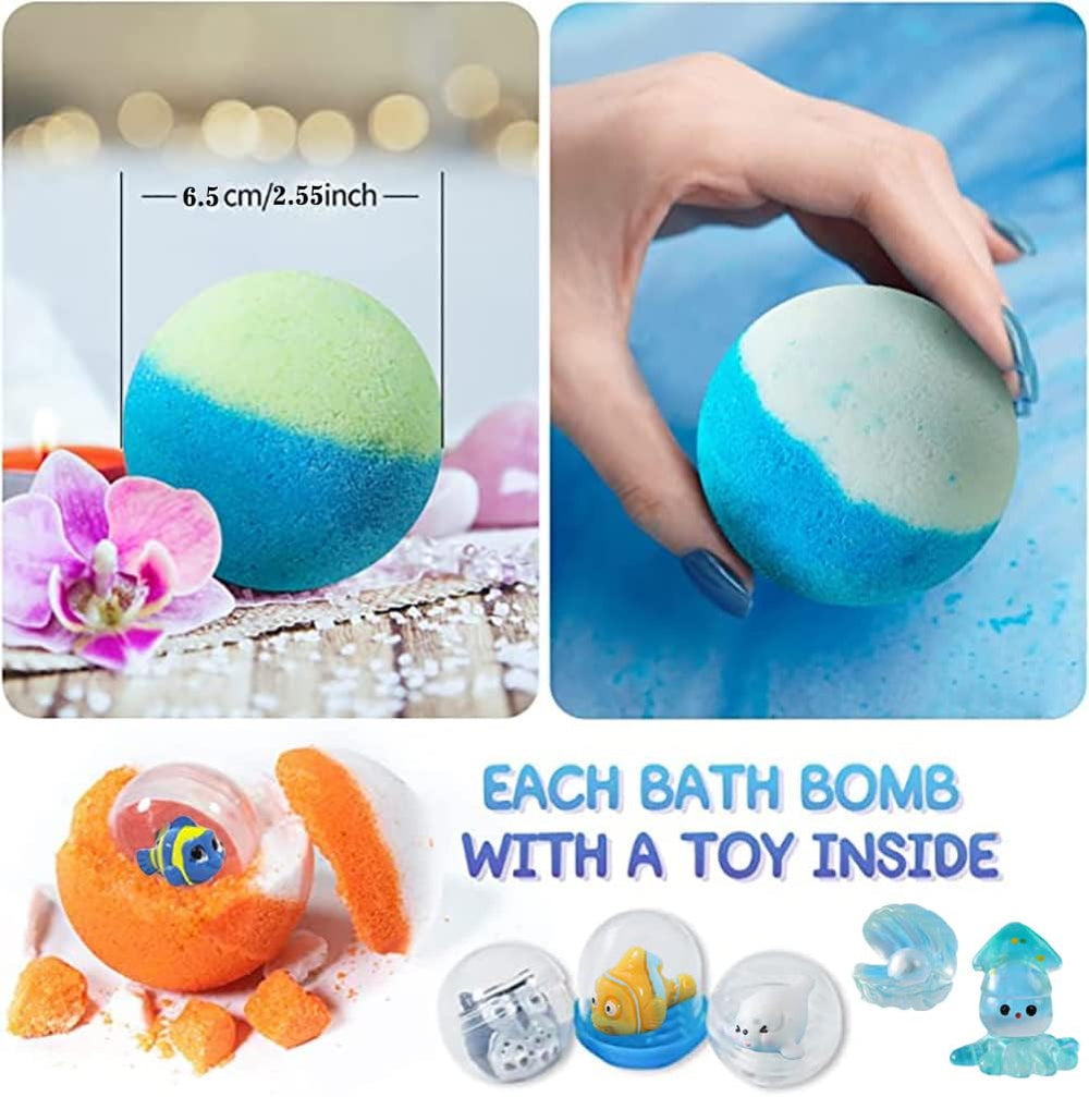 Kims CosiArt gift set box showcases a playful kids bath experience.