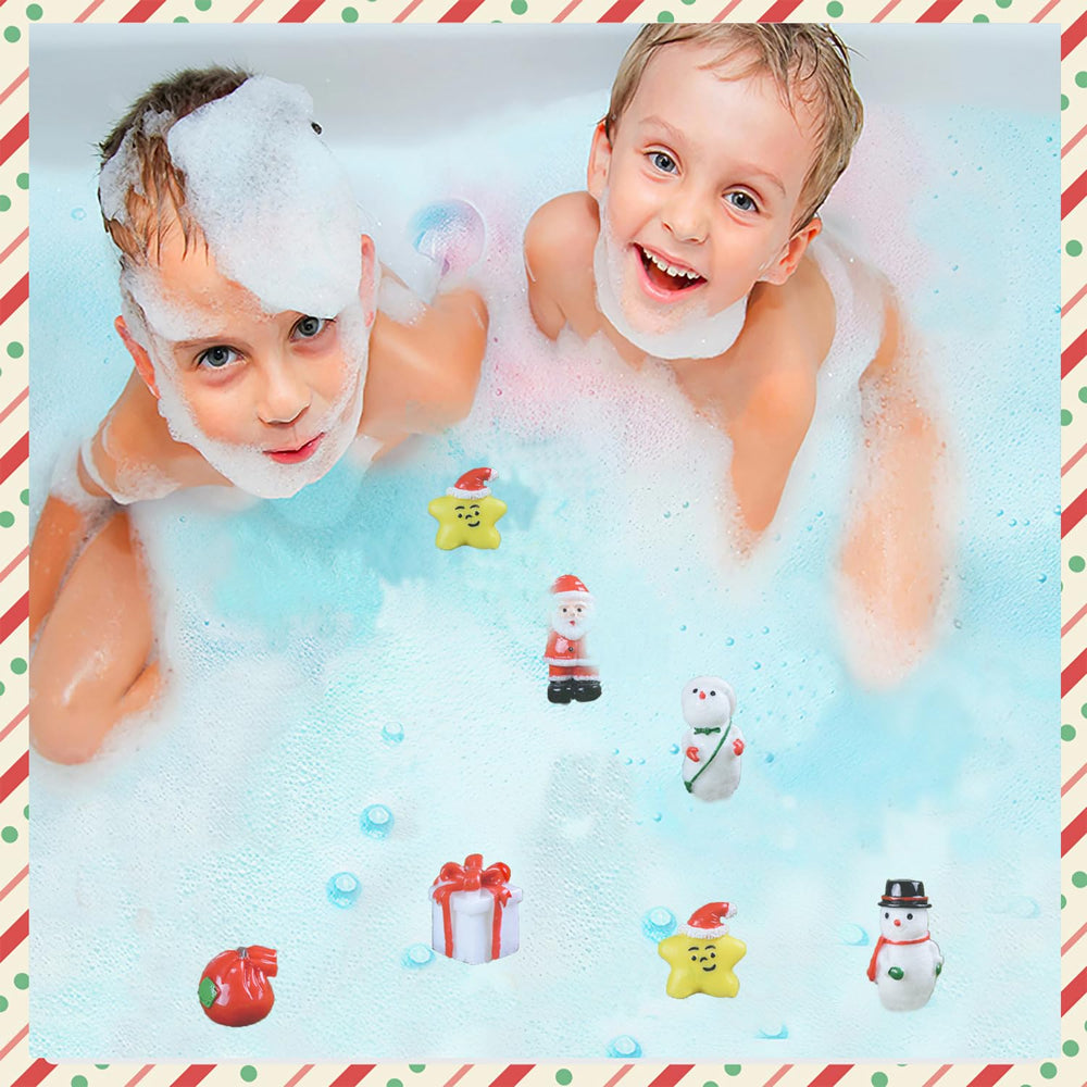 Kims Cosiart reindeer bath ball creating merry bathtub moments.