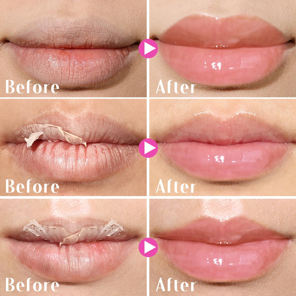 KIMUSE Lip Mask Set texture swirl shows Berry Wax and Shea Butter moisture