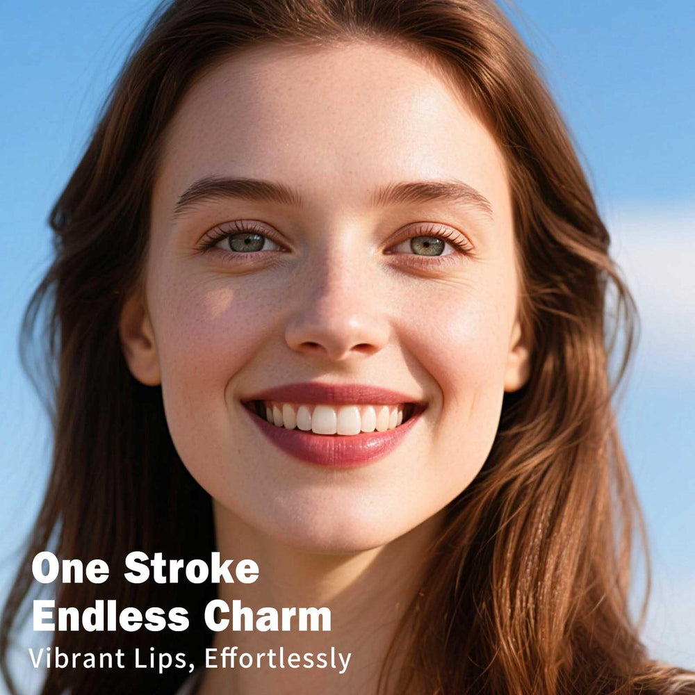 Kimuse lip stain color palette displays versatile shades for many looks.