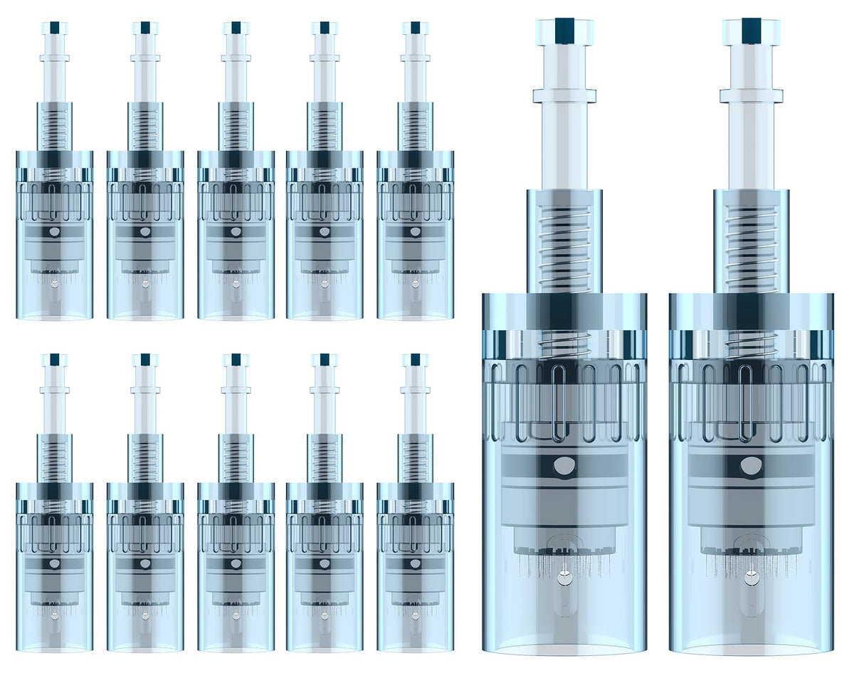 Cartouches microneedling Kinaron 36Pin, 12 pièces, compatibilité Dr Pen M8/M7S pour usage à domicile.