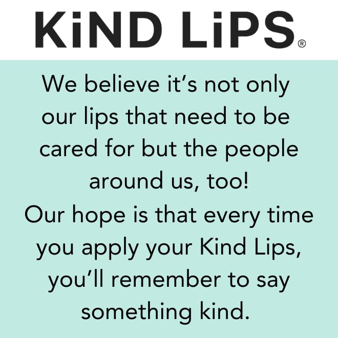 Kind Lips Made-in-USA seal on packaging signals quality and trusted ingredients