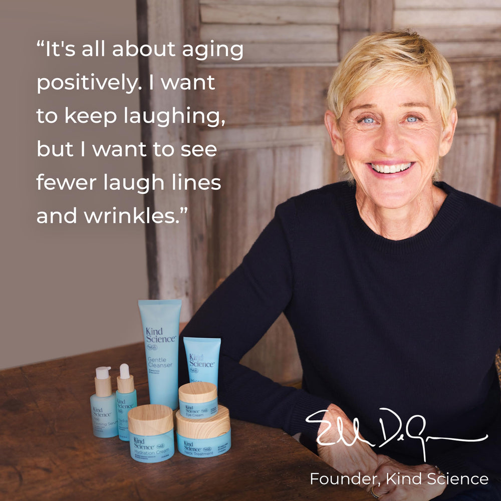 Kind Science Hydration Cream cruelty-free symbol signals ethical skincare practices.