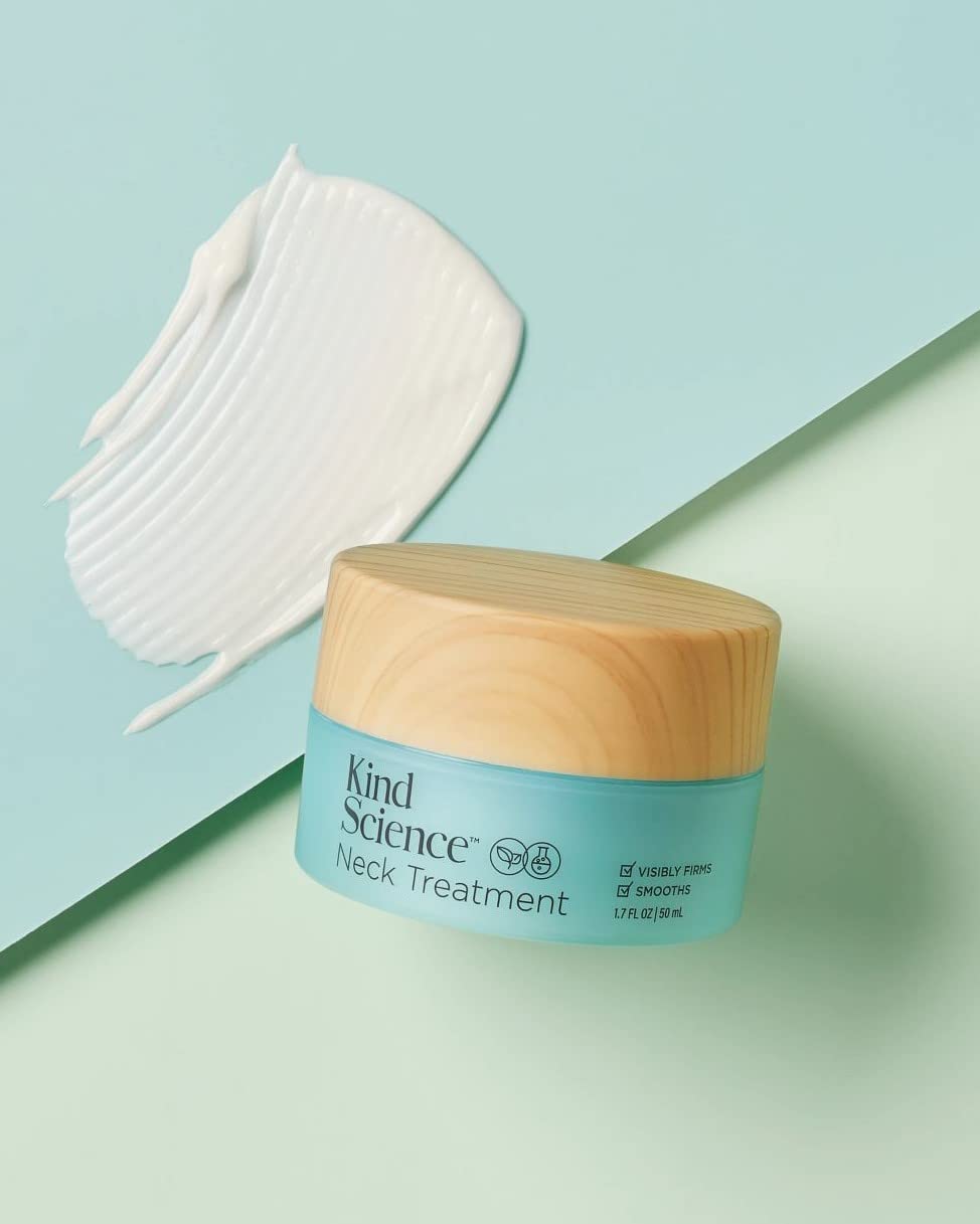 Kind Science Neck Treatment vegan ingredients minimize irritants while nourishing skin.