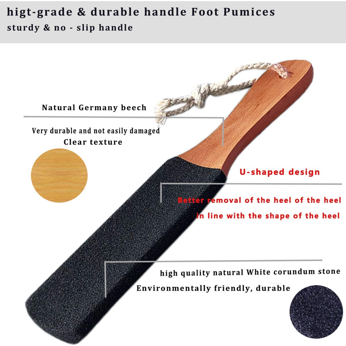 Kinepi deep-clean exfoliate foot scrubber removes rough skin gradually.
