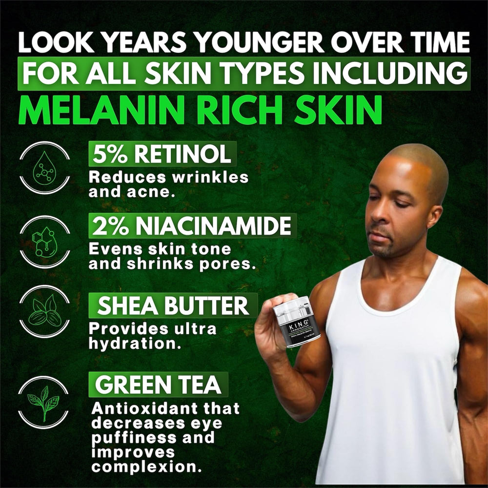 KING Complexion non greasy texture suggesting lightweight everyday wear.