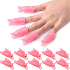 KINGMAS pink gel remover clips for quick at-home polish changes and reuse.