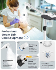 Kingsteam 400ml water tank enables longer sessions without frequent refills.