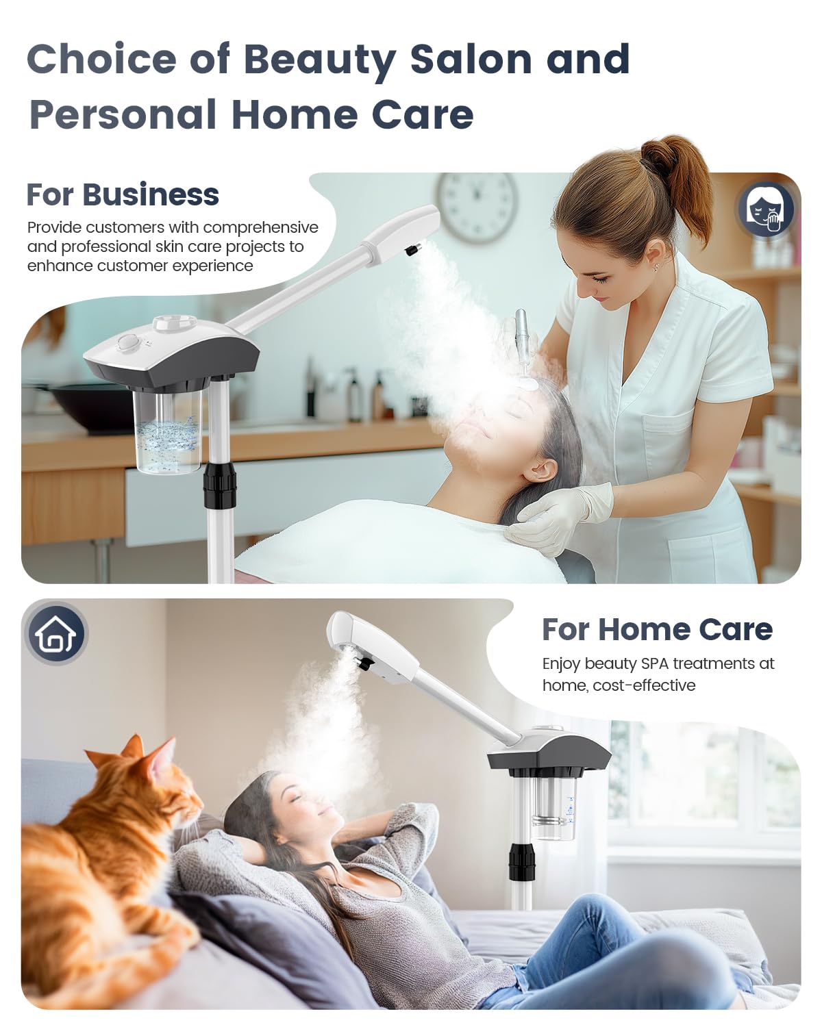Kingsteam durable ABS construction provides reliable, salon-grade performance at home.