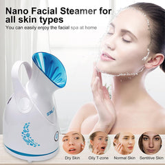 Kinlito facial steamer nano-ionic mist for pore cleansing