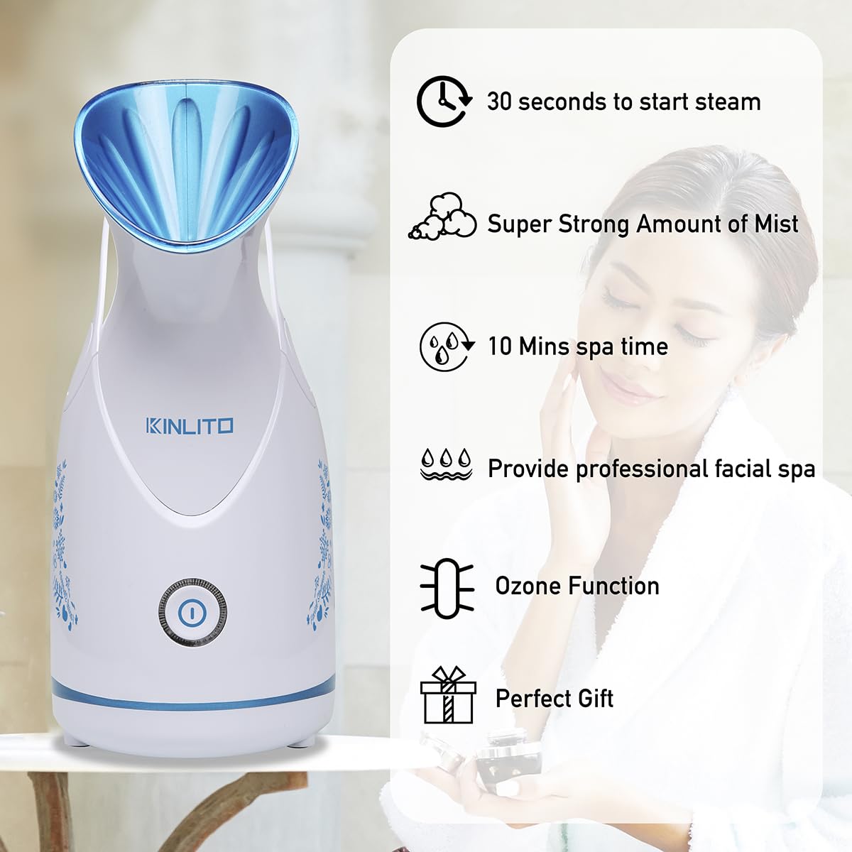 Kinlito portable design fits home use and travel