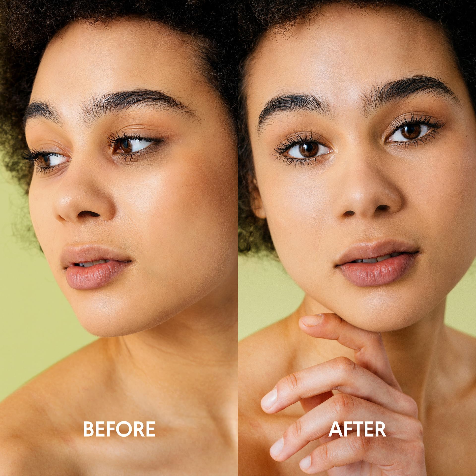 KINPUR Cooling aloe and cucumber on under-eye skin during use