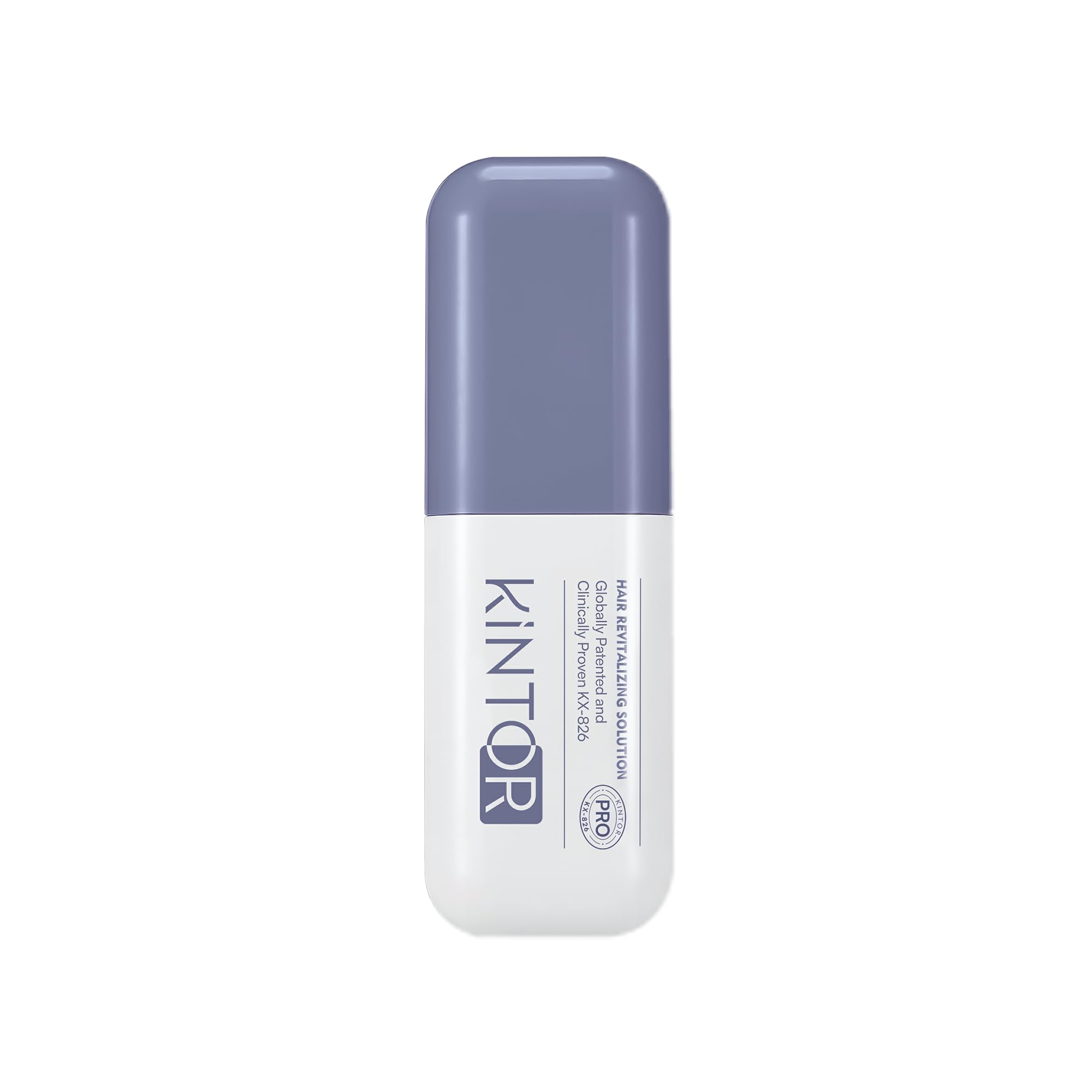 KINTOR 0.9% KX-826 bottle pour shows precise scalp application for targeted care.
