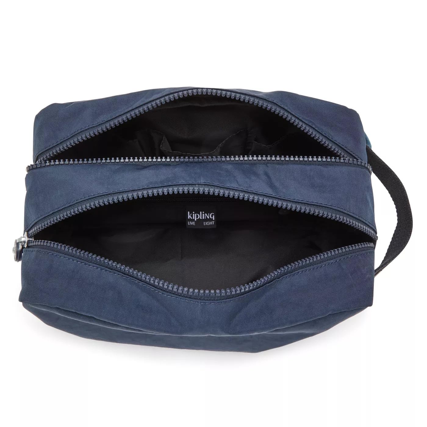 Kipling Agot toiletry bag with two zip compartments for separate items